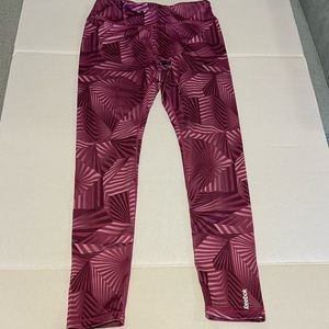 Reebok Women’s Leggings Purple Medium